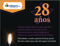 IDEPRO IFD está de aniversario y cumple 28 años de vida y servicio